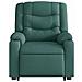 Poltrona Alzapersona Reclinabile Elettrica Verde Scuro Tessuto - Foto miniatura 5