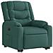 Poltrona Alzapersona Reclinabile Elettrica Verde Scuro Tessuto - Foto miniatura 6