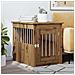 Gabbia Cani Arredamento Rovere Artigianale Legno Multistrato - Foto miniatura 3