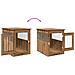 Gabbia Cani Arredamento Rovere Artigianale Legno Multistrato - Foto miniatura 8