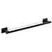 Portasalviette Cm 45 Da Muro In Acciaio Inox E Cromall 4421-45 Serie Atena Nero Opaco - Foto miniatura 1