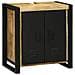 Set di mobili per il bagno 2 pcs Legno di mango solido e grezzo - Foto miniatura 6