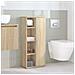 Mobile da Bagno con Portarotolo Rovere Sonoma 39x22x90 cm - Foto miniatura 3