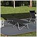 Letto da campeggio pieghevole Nero 62 x 194 x 42 cm - Foto miniatura 2