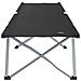 Letto da campeggio pieghevole Nero 62 x 194 x 42 cm - Foto miniatura 4