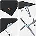 Letto da campeggio pieghevole Nero 62 x 194 x 42 cm - Foto miniatura 8