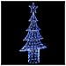 Albero di Natale con 240 LED Blu 180 cm Acrilico - Foto miniatura 3