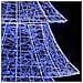 Albero di Natale con 240 LED Blu 180 cm Acrilico - Foto miniatura 6