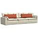 Cuscini da Divano 2 pcs Rosso Arancio 120 x 40 cm - Foto miniatura 3