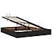 Letto con Contenitore Nero 160 x 200 cm Pelle Sintetica - Foto miniatura 6