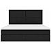 Letto con Contenitore Nero 160 x 200 cm Pelle Sintetica - Foto miniatura 7