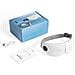 Massaggiatore Occhi Bluetooth Visivo Bianco - Vibrazione, Calore, Musica E Trasmissione Vocale - Foto miniatura 2