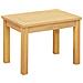 Tavolino da salotto Acacia chiaro 50 x 35 x 36 cm - Foto miniatura 1
