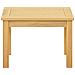 Tavolino da salotto Acacia chiaro 50 x 35 x 36 cm - Foto miniatura 2