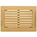 Tavolino da salotto Acacia chiaro 50 x 35 x 36 cm - Foto miniatura 4