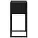 Tavolino Rovere Nero 100 x 36 x 75 cm Legno multistrato - Foto miniatura 7