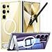 Cover per Galaxy S24 Ultra - TPU+PC, Trasparente, Con Soporte - Foto miniatura 1
