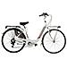 Bici Da Donna Misura 28 Bicicletta Linea Venere Lusso City Bike Con Cambio 6v Completa Di Accessori Con Luci A Led - 43 Bianco Rosso - Foto miniatura 1