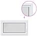 Finestra per Soffitta RISOR 110 x 60 cm PVC e Vetro Bianco - Foto miniatura 8
