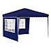 Tenda per feste a pop-up 288 x 288 x 245 cm Blu Tessuto Oxford - Foto miniatura 1
