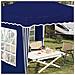 Tenda per feste a pop-up 288 x 288 x 245 cm Blu Tessuto Oxford - Foto miniatura 4