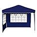 Tenda per feste a pop-up 288 x 288 x 245 cm Blu Tessuto Oxford - Foto miniatura 6