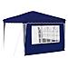 Tenda per feste a pop-up 288 x 288 x 245 cm Blu Tessuto Oxford - Foto miniatura 8