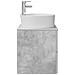 Mobile Lavabo da Parete Grigio Cemento 49,5 x 44,5 x 65 cm - Foto miniatura 3