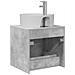 Mobile Lavabo da Parete Grigio Cemento 49,5 x 44,5 x 65 cm - Foto miniatura 4