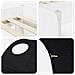 Letto con Tunnel 4 pcs Bianco e Nero Legno ingegnerizzato - Foto miniatura 9
