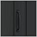 Armadio da Notte 2 pcs Nero 43 x 34,5 x 47 cm - Foto miniatura 8