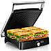 Grill a contatto ABC19A. 2000 W. apertura 180. argento - Foto miniatura 3