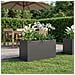 Vaso da giardino Nero 100 x 50 x 50 cm - Foto miniatura 2
