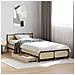 Struttura letto con testata con ruota Rovere Sonoma 80 x 200 cm - Foto miniatura 8