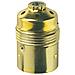 2141 - Portalampada E27 M10x1 Cm+cp / lisc Ottone - Foto miniatura 2