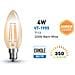 Lampadine Led E14 4w Smd Filamento Candela Oliva Vintage Ambrata Vt-1955 7113 - Foto miniatura 1