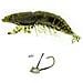 Shrimp + Wt Jig Head 4 G Col. Green Pumpkin - Foto miniatura 1