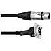 Patch Cable Xlr (f) / xlr (m) S 1m Bk - Foto miniatura 1