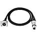Patch Cable Xlr (f) / xlr (m) S 1m Bk - Foto miniatura 2