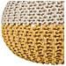 Pouf Giallo / Beige 50 X 35 Cm Conrad - Foto miniatura 13