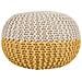 Pouf Giallo / Beige 50 X 35 Cm Conrad - Foto miniatura 10