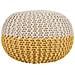 Pouf Giallo / Beige 50 X 35 Cm Conrad - Foto miniatura 1