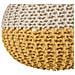 Pouf Giallo / Beige 50 X 35 Cm Conrad - Foto miniatura 5