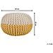 Pouf Giallo / Beige 50 X 35 Cm Conrad - Foto miniatura 6