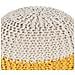 Pouf Giallo / Beige 50 X 35 Cm Conrad - Foto miniatura 23