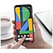 Cover Google Pixel 4 Silicone Morbida / Pellicola Vetro Temperato 9h Trasparente - Foto miniatura 5