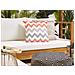 Set Di 2 Cuscini Da Esterno Con Motivo Chevron Multicolore 45 X 45 Cm Lagaro - Foto miniatura 5