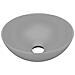 Lavandino da Bagno in Ceramica Grigio Chiaro Rotondo - Foto miniatura 1