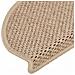 Tappeti Autoadesivi Scale Aspetto Sisal 15 pz 65x21x4 cm Sabbia - Foto miniatura 3