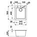 LAV. QUADRA 100 38x44 1V BIANCO 52 SOTTO TOP BIANC - Foto miniatura 2